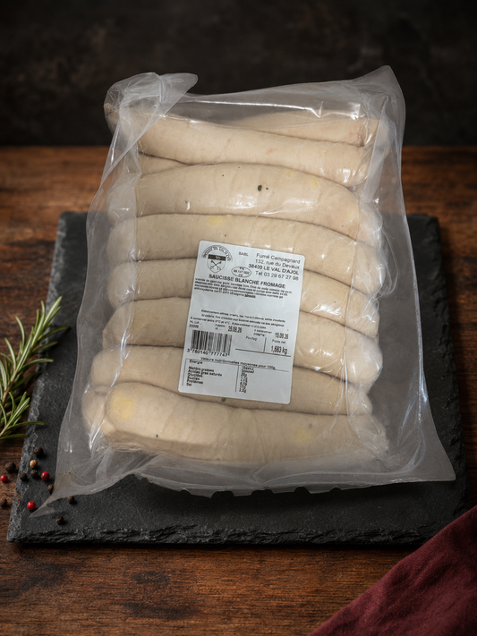 Saucisse blanche fromage X15 Val d'ajol